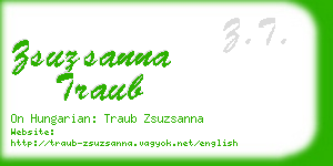 zsuzsanna traub business card
